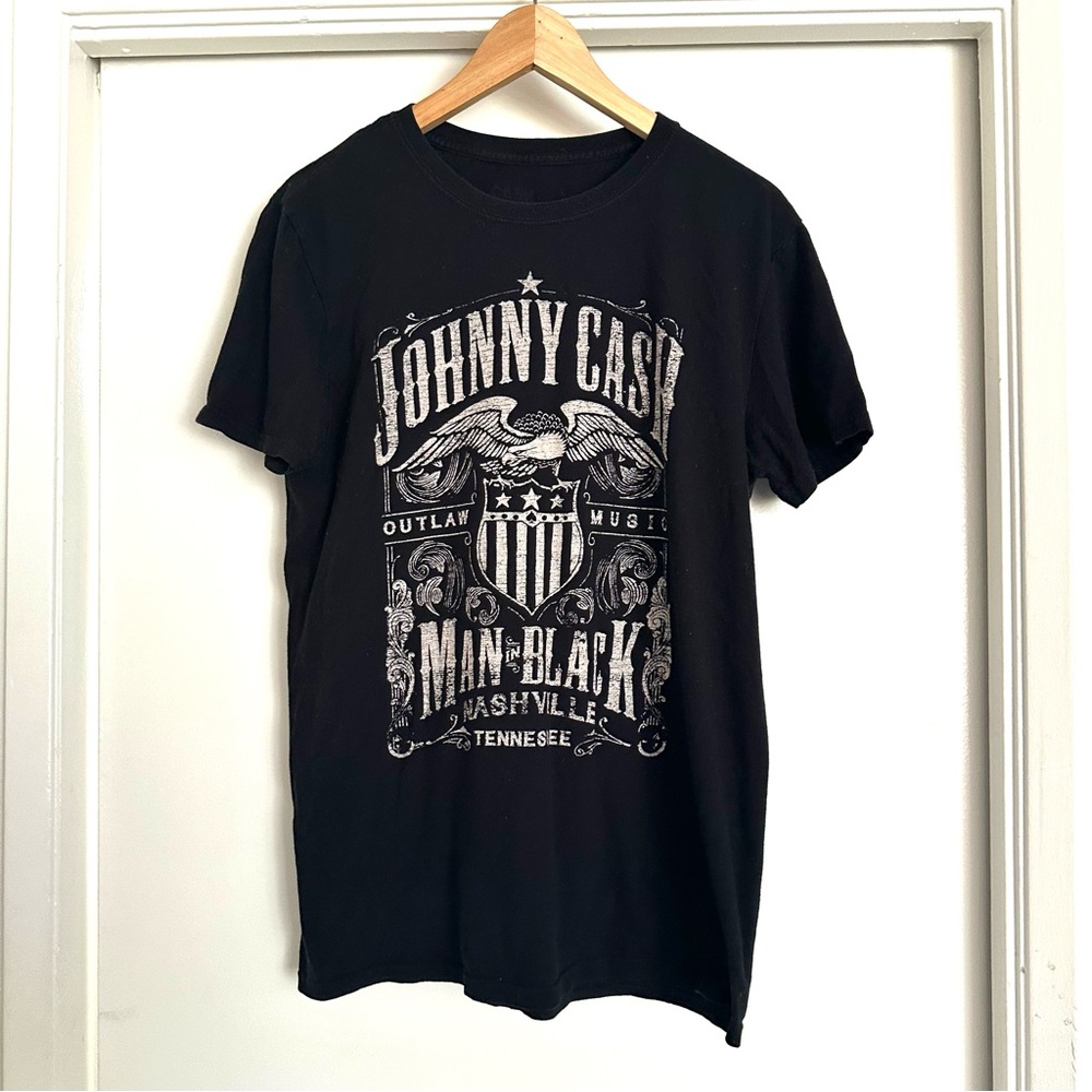 Johnny Cash “Man in Black” Nashville Tee – Medium